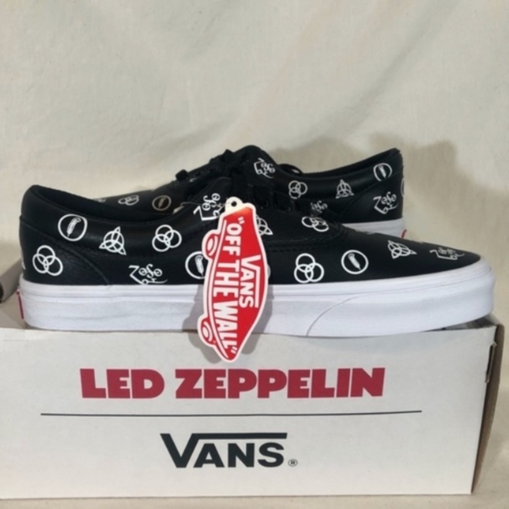 Vans x Led Zeppelin Era FREE PIN! W 9.5 M 8